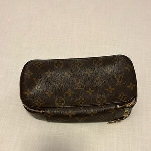 Louis Vuitton Brown Monogram Double-sided Makeup case